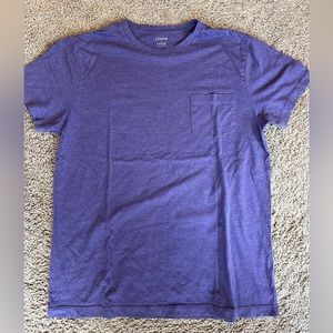 Purple J. Crew front pocket T-shirt